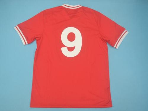 Retro Jersey 1982-1985 Liverpool 9 Home Soccer Jersey Vintage Football Shirt