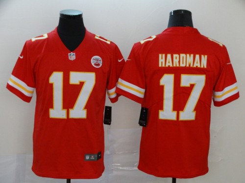 Kansas City Chiefs 17 HARDMAN Red 2020 Super Bowl LIV Vapor Untouchable Limited Jersey