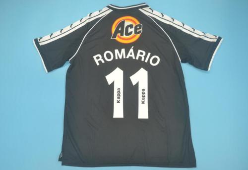 Retro Jersey 2000-2001 Vasco Da Gama 11 ROMARIO Black Soccer Jersey