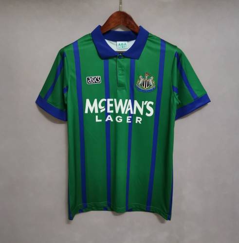 Retro Jersey 1994-1995 Newcastle United Away Green Soccer Jersey