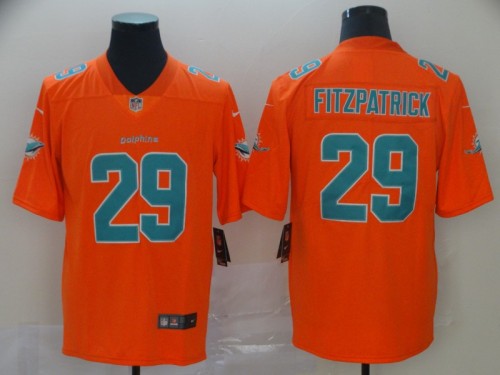 Miami Dolphins 29 Minkah Fitzpatrick Orange Inverted Legend Limited Jersey