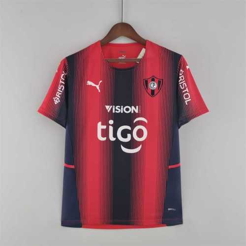 Fans Version 2022-2023 Cerro Porteño Home Soccer Jersey
