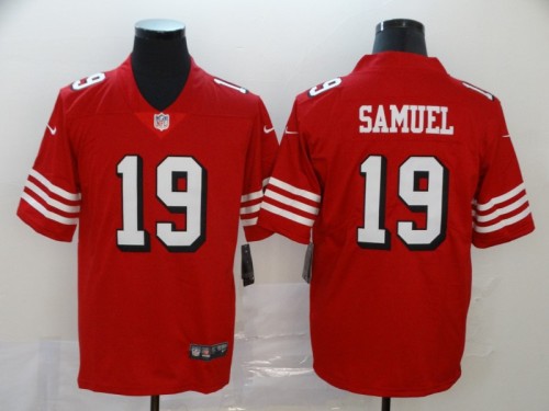San Francisco 49ers 19 Deebo Samuel Red Vapor Untouchable Limited Jesey
