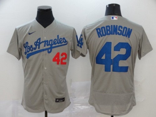 Los Angeles Dodgers 42 ROBINSON Grey 2020 Flexbase Jersey