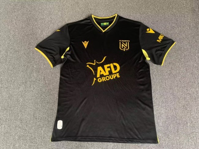 Fans Version 2022-2023 Nantes 3rd Away Black Soccer Jersey