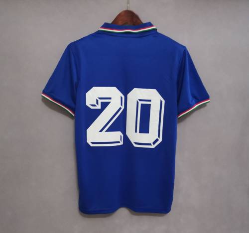 Retro Jersey 1982 Italy 20 Home Vintage Soccer Jersey