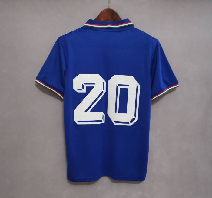 Retro Jersey 1982 Italy 20 Home Vintage Soccer Jersey
