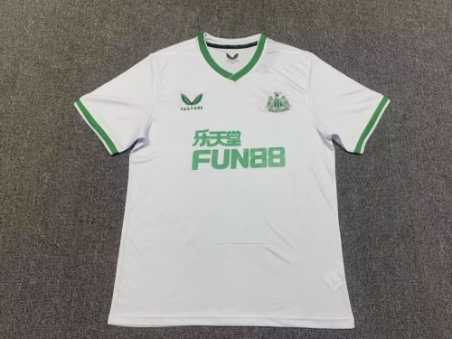 with Sponor Logo Fans Version 2022-2023 Newcastle United Away White Soccer Jersey