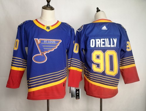 St. Louis Blues 90 Ryan O'Reilly Blue NHL Hockey Jersey