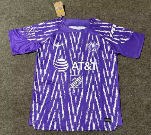 Fans Version 2023-2024 Club America Aguilas Purple Soccer Training Jersey