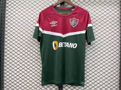 Fans Version 2023-2024 Fluminense Green Soccer Training Jersey