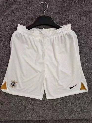 2023-2024 Corinthians White Soccer Shorts