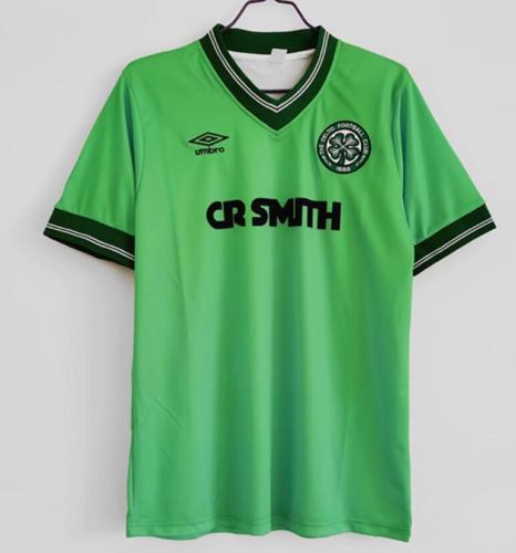Retro Jersey Celtic 1984-1986 Away Light Green Vintage Soccer Jersey