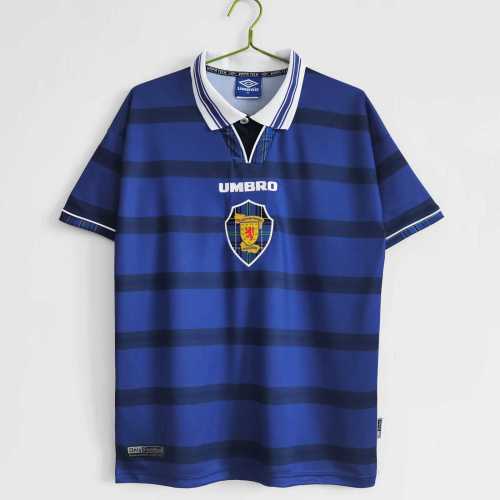 Retro Jersey Scotland 1998-2000 Home Blue Soccer Jersey