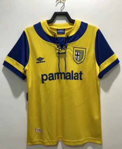 Retro Jersey 1993-1995 Parma FC Away Yellow Soccer Jersey