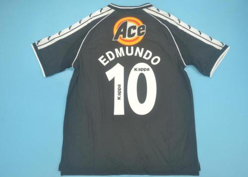 Retro Jersey 2000-2001 Vasco Da Gama 10 EDMUNDO Black Soccer Jersey