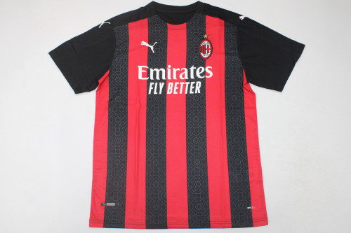 Retro AC Maillot 2020-2021 AC Milan Home Soccer Jersey