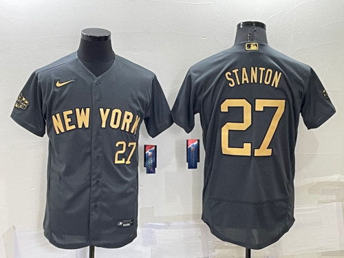 Yankees 27 STANTON 2022 MLB All-Star Flexbase Jersey