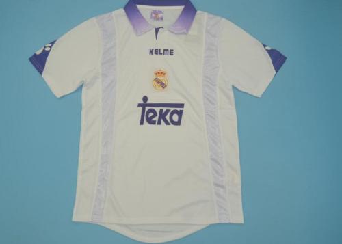 Retro Jersey 1997-1998 Real Madrid Home Soccer Jersey