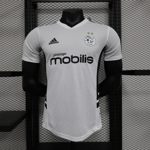 Player Version 2023-2024 Algeria White Soccer Jersey