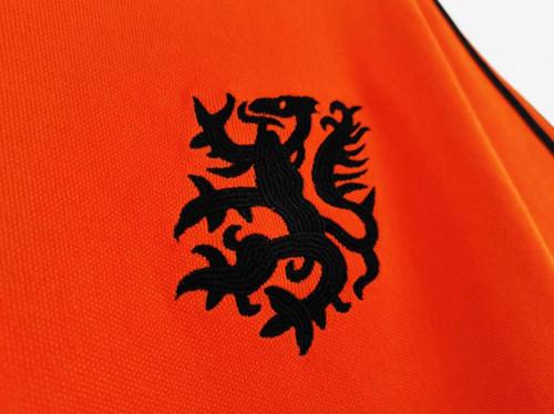 Retro Jersey 1984 Netherlands Orange Soccer Jersey