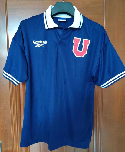 without Sponor Logo Retro Jersey 1998 Universidad de Chile Home Soccer Jersey