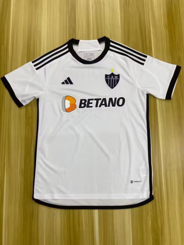 Fans Version 2023-2024 Atletico mineiro Away White Soccer Jersey