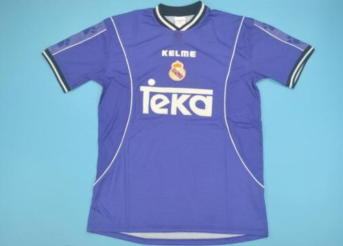 Retro Jersey 1997-1998 Real Madrid Away Purple Soccer Jersey