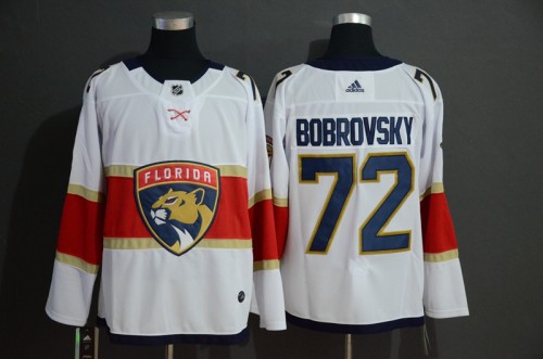 Florida Panthers #72 BOBROVSKY White NHL Hockey Jersey