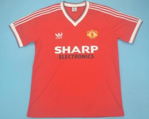 Retro Jersey Manchester United 1982-1983 Home Red Soccer Jeresy