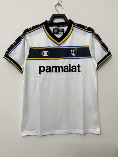 Retro Jersey 2003 Parma Away White Soccer Jersey