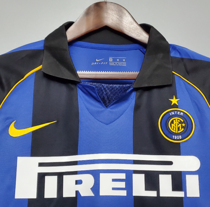 Retro Jersey  2001-2002 Inter Milan Home Soccer Jersey
