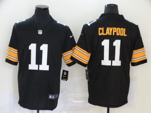 Pittsburgh Steelers 11 Chase Claypool Black 2020 NFL Draft First Round Pick Vapor Untouchable Limited Jersey