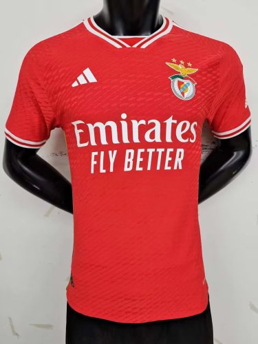 Player Version 2023-2024 Benfica Home Soccer Jersey