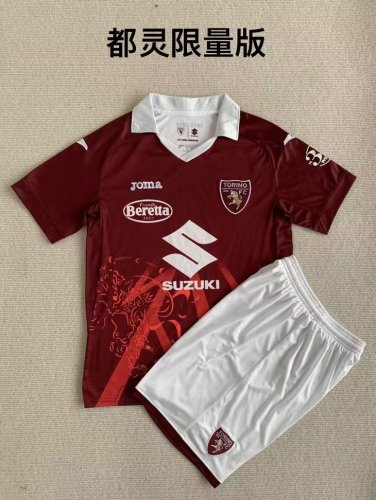 Adult Uniform 2023-2024 Torino Special Red Soccer Jersey Shorts