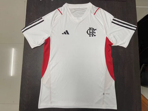 2023-2024 Flamengo White Soccer Training Jersey