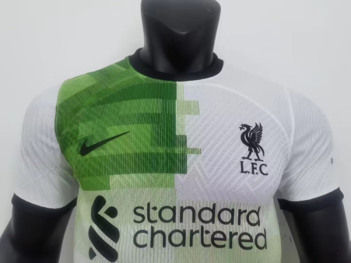 Player Version 2023-2024 Liverpool Away Soccer Jersey