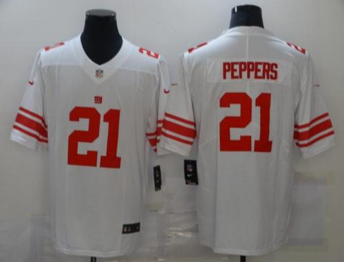 New York Giants 21 PEPPERS White NFL Jersey