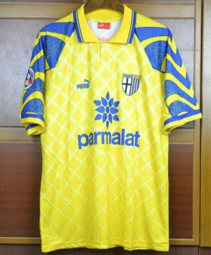 Retro Jersey 1996-1997 Parma Yellow Soccer Jersey