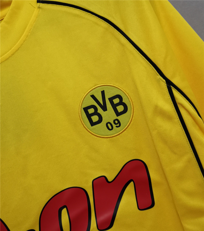 Retro Jersey Borussia Dortmund 2002 Home Soccer Jersey