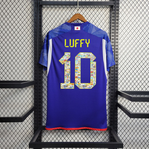 Fans Version 2022 World Cup Japan LUFFY 10 Home Soccer Jersey