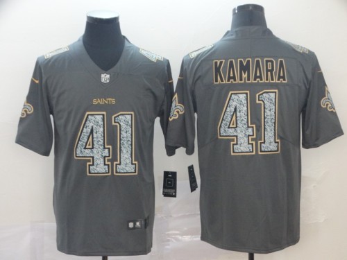 New Orleans Saints #41 KAMARA Grey NFL Jersey