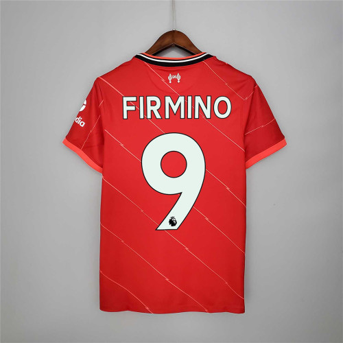 Fans Version 2021-2022 Liverpool FIRMINO 9 Home Soccer Jersey