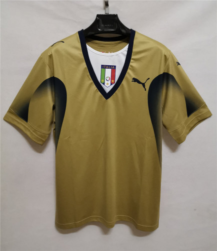 Retro Jersey Italy 2006 Golden Goalkeeper Soccer Jersey