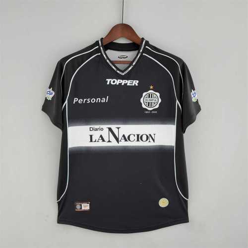 Retro Jersey 2002 Club Olimpia Away Black Soccer Jersey
