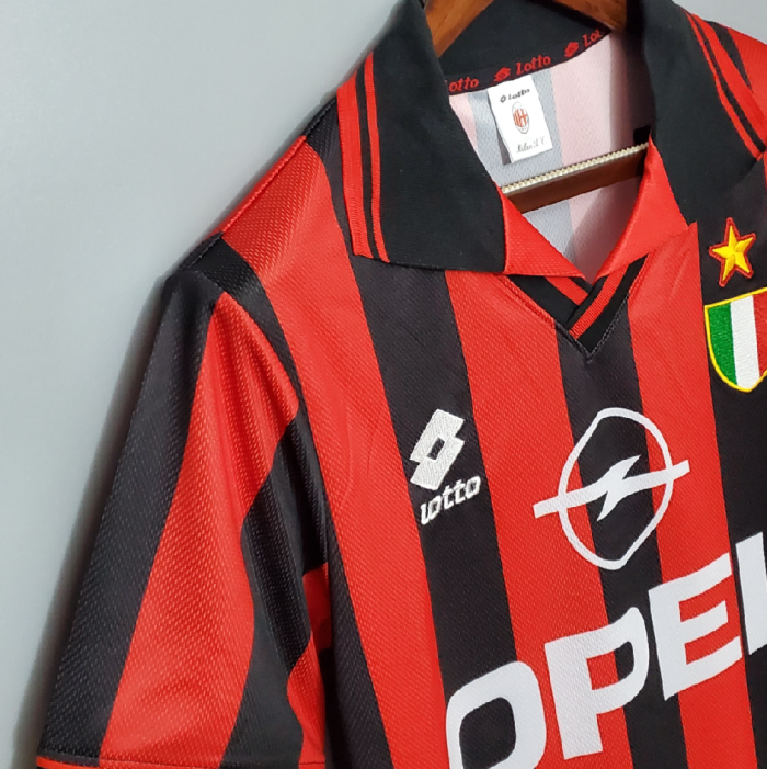 Retro Jersey 1996-1997 AC Milan Home Soccer Jersey