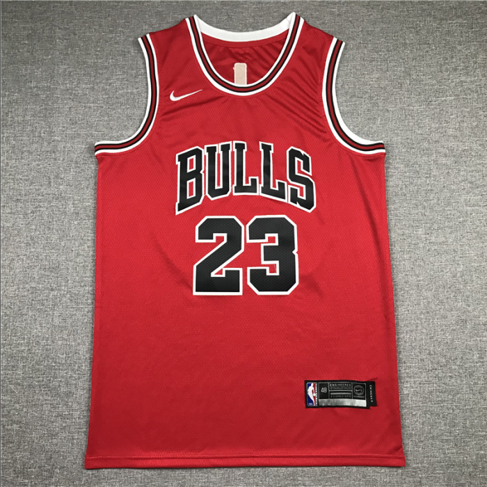 Chicago Bulls 23 JORDAN Red Basketball Shirt