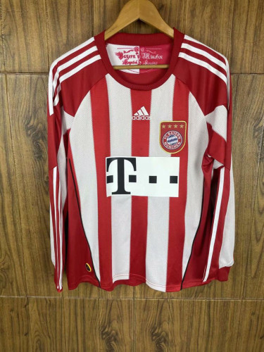 Retro Jersey Long Sleeve 2010-2022 Bayern Munich Home Soccer Jersey