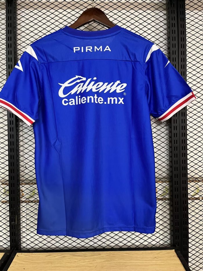 Fans Version 2023-2024 Cruz Azul Special Blue Soccer Jersey