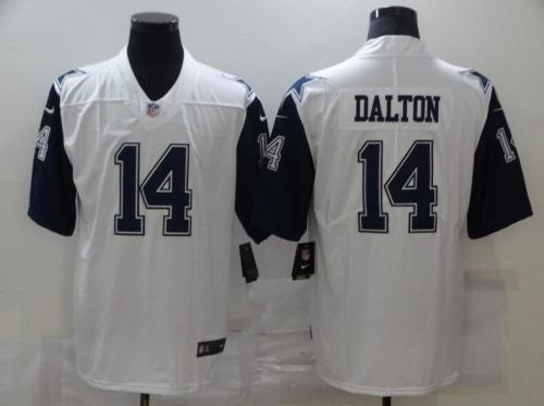 Cowboys 14 Andy Dalton White Color Rush Limited Jersey